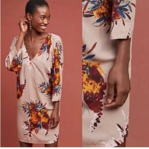 Anthropologie The Odells Tunic Floral Dress